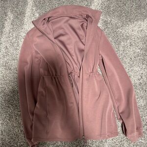 Lulu Softstreme Cinch-Waist Full-Zip Jacket, size S